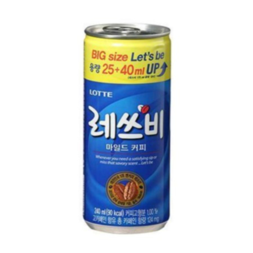 롯데)레쓰비마일드240ML