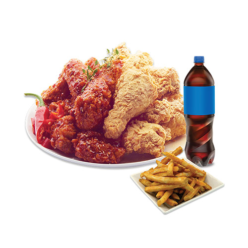 치즈스노윙반쇼킹핫반+콜라(1.25L)+감자