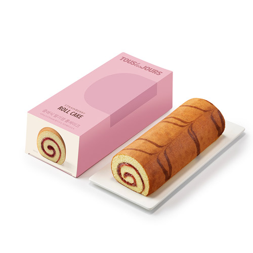 클래식딸기잼롤케이크