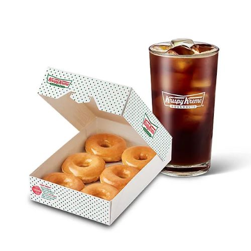 오리지널 글레이즈드 하프더즌+아메리카노M 1