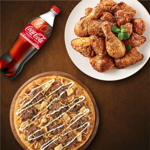 고추바사삭+갈비천왕 플러스 피자+콜라1.25L