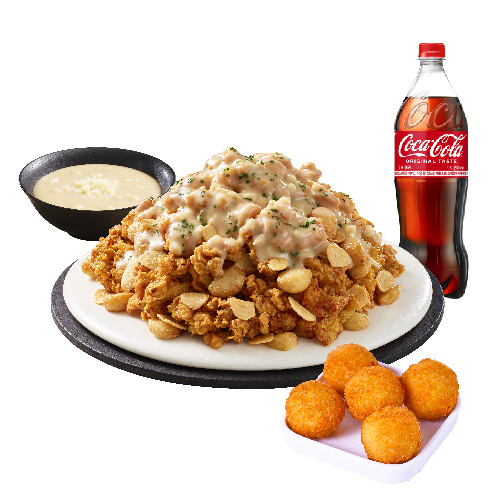 (순살)갈릭 인 더 딥+오리지널치즈볼+콜라1.25L