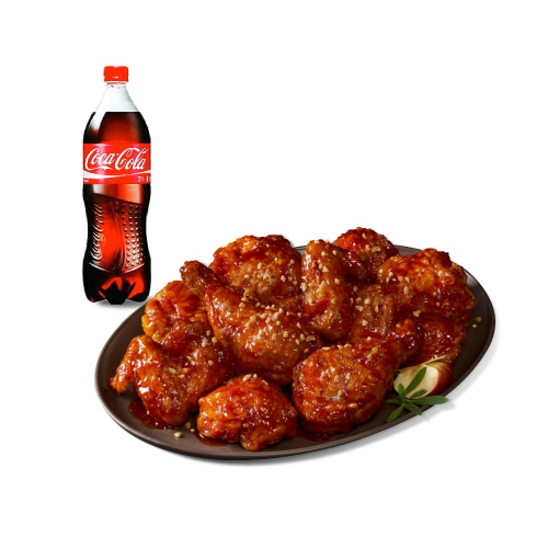 BBQ 양념치킨+콜라1.25L