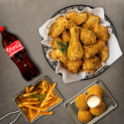 뿌링클+케이준프라이+뿌링치즈볼+콜라1.25L