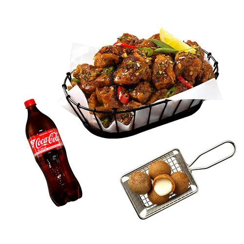 맛초킹순살+치즈볼+콜라1.25L