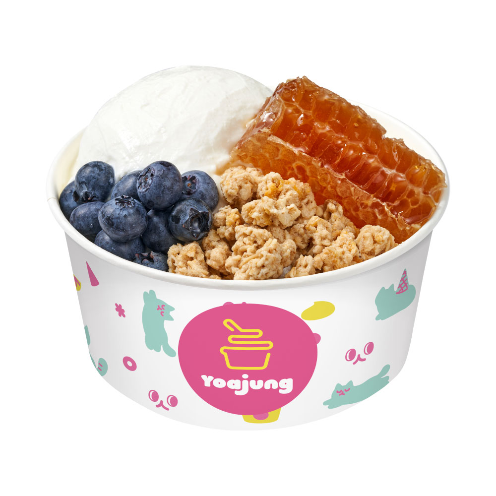 "생과일가득그릭조합"고단백 그릭요거트+그래놀라+블루베리+벌집꿀