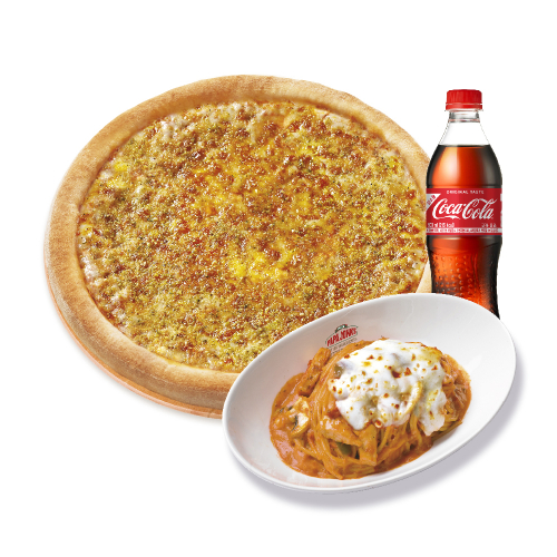 오리지널 식스 치즈(L)+파파스 파스타(로제)+코카-콜라500ml