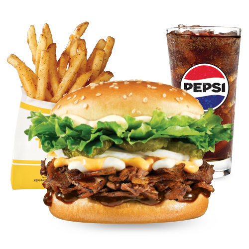 대박 직화불고기버거 세트