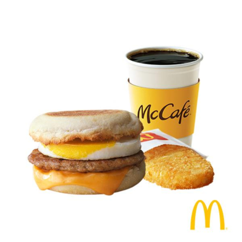 소시지 에그 맥머핀 세트