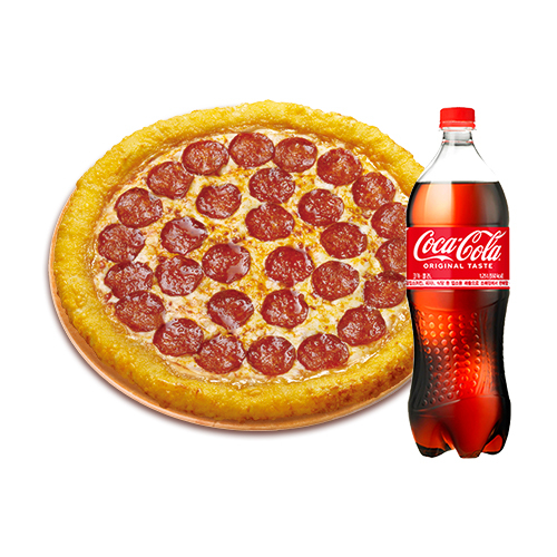 치즈롤 페퍼로니(F)+코카-콜라1.25L
