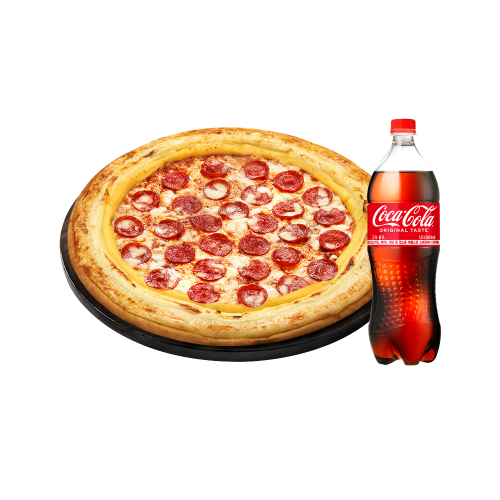 (오리지널)페퍼로니 치즈버스트 L + 콜라 1.25L