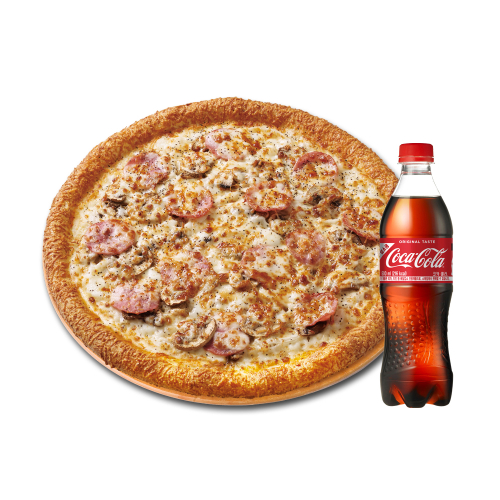 오리지널 햄 머쉬룸 식스 치즈(F)+코카-콜라500ml