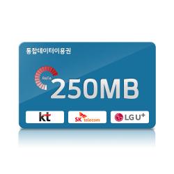 통합데이터 250MB