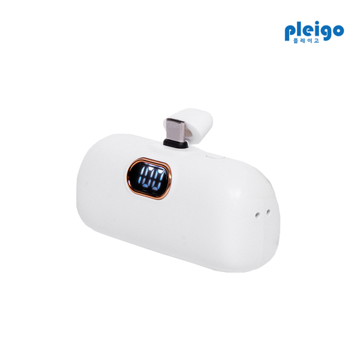플레이고 UK40 C타입/8핀 도킹 일체형 보조배터리 5,000mAh 이미지