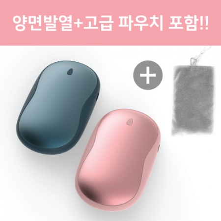 포켓 라인 손난로 보조배터리 5200mAh (파우치+스트랩 포함) 이미지