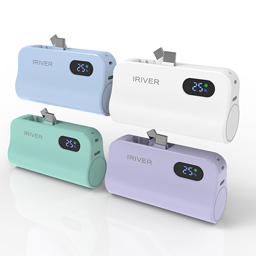 [아이리버] IRIVER C+8 회전식 22.5W 일체형 고속 도킹형 보조배터리 5000mAh 이미지