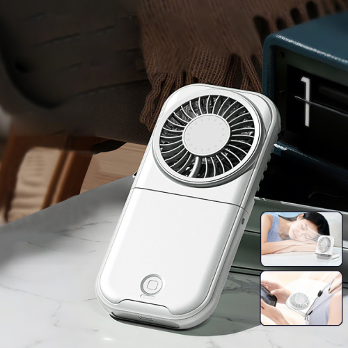 넥큐브 대용량 보조배터리 겸용 핸디 선풍기 3000mAh (넥스트랩 포함) 이미지
