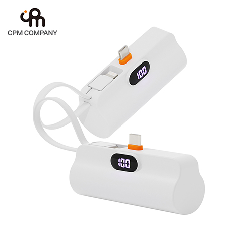 CPM LCD 20W 고속 디스플레이 도킹형 보조배터리 5000mAh 이미지