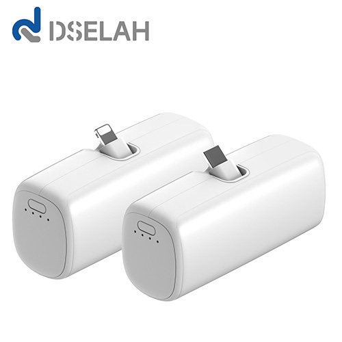 [디셀라] 미니 접이식 단자 손난로 도킹형 보조배터리 5000mAh  이미지