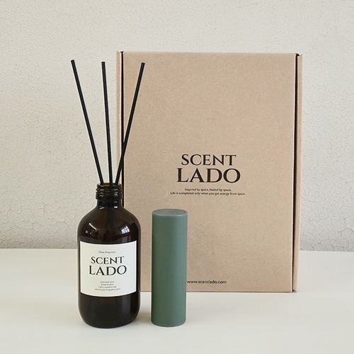 센트라도 디퓨저 200ml+원통형 휴대용 손난로 보조배터리 세트 이미지