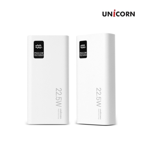 [유니콘] C타입 PD22.5W PD3.0 QC3.0 20000mAh 고속충전 보조배터리 PD-20000M 이미지