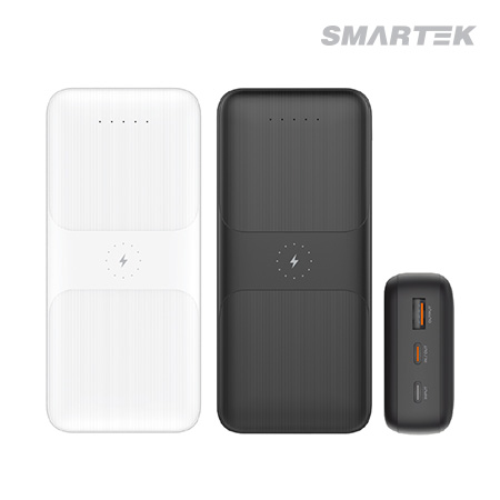 스마텍 PD 20W 20000mAh 퀵 차징 유무선 고속 충전 보조배터리 STPB-WB2 이미지