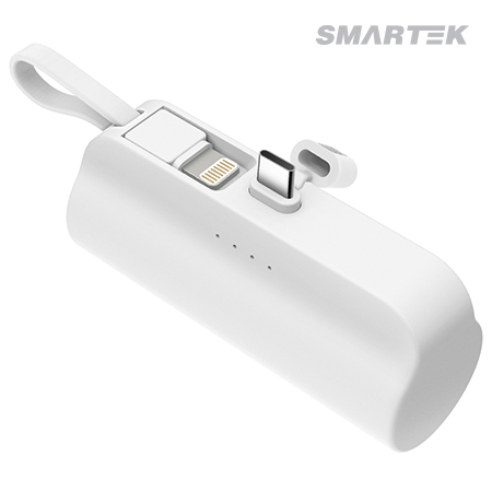 스마텍 5000mAh 초미니 원통형 2way 보조배터리 STPB-MB50 이미지