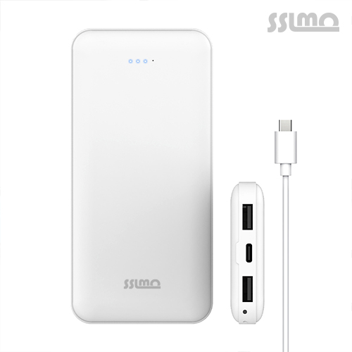 쓸모 3포트 10000mAh 보조배터리 SSM-PB1 이미지