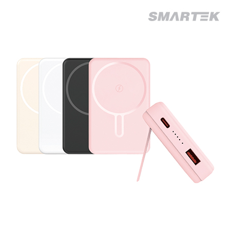 스마텍 10000mAh 마그네틱, 거치대 PD 고속 충전 보조배터리  STPB-MP10S 이미지