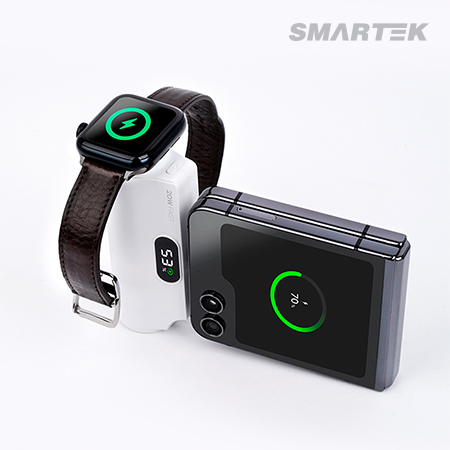 스마텍 일체형 보조배터리 5000mAh (워치충전가능) STPB-DBW50(20W) 이미지