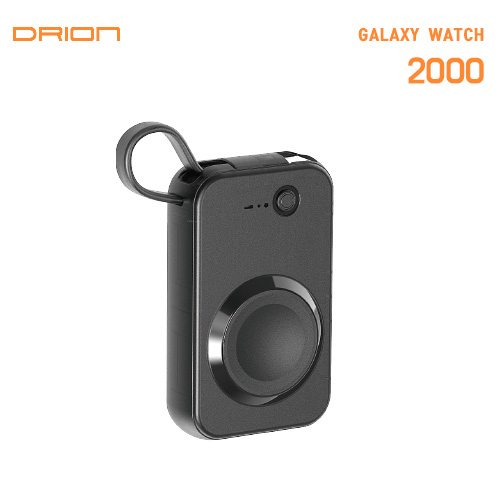 드리온 미니 갤럭시 워치 충전 보조배터리 2000mAh 이미지