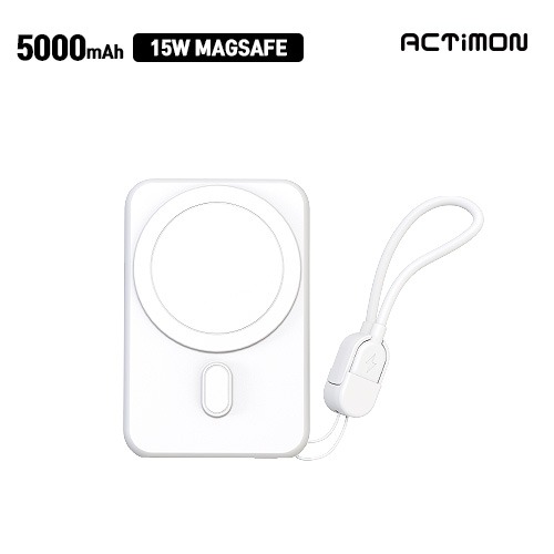 엑티몬 숏 스트랩15W 고속 맥세이프 보조배터리5000mAh 이미지