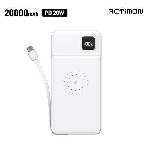 엑티몬 LCD PD20W 무충15W보조배터리20000mAh 이미지