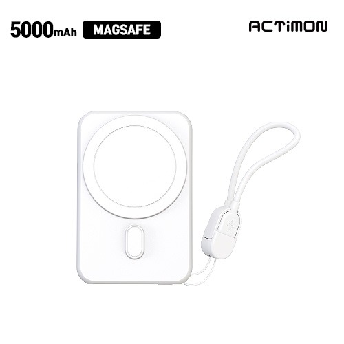 엑티몬 숏 스트랩 맥세이프 보조배터리5000mAh 이미지