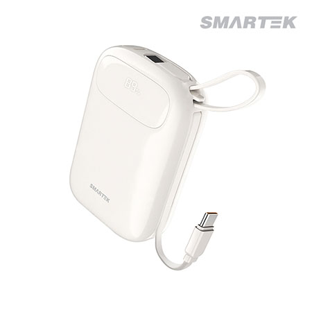 스마텍 PD 22.5W 20000mAh 고속 충전  일체형 듀얼케이블 보조배터리 STPB-FB2  이미지