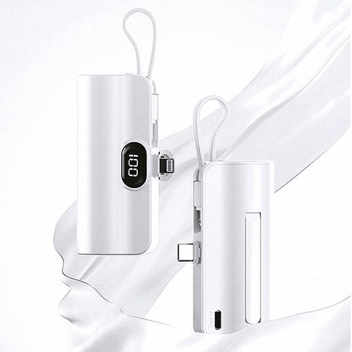 뉴에이커 LED 듀얼 보조배터리 5,000mAh SM-MI-PML25 이미지