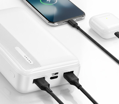 뉴에이커 슬림듀얼 휴대용 보조배터리 20000mAh 이미지
