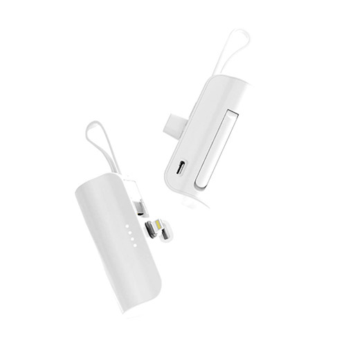 뉴에이커 도킹형 듀얼 미니 보조배터리 5,000mAh SM-MI-PM20 이미지